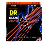 DR String NOE-9 Neon Orange Set di corde per chitarra elettriche