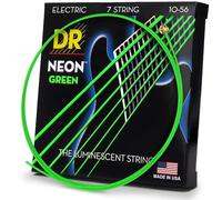 Dr Strings NOE710 10 - 56 Medium set Handmade neon hi-def arancione rivestito 7-string Electric Strings