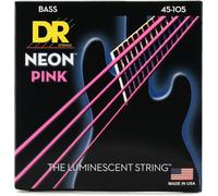 DR Strings NPB-45 Corde per basso rosa neon (45-105)