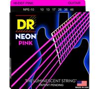 DR String NPE-10 Neon Pink Set di corde per chitarra elettriche