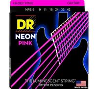 DR Strings Set di corde per chitarra elettrica NPE-9 Neon Pink