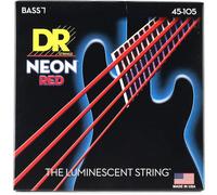 DR Strings NRB-45 Corde per basso rosso neon (45-105)