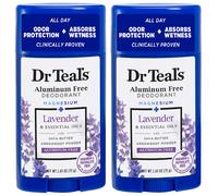 Dr Teal's Aluminiumfreies Deodorant Lavendel Paraben- und Phthalatfrei 2,65 oz, 2er-Pack