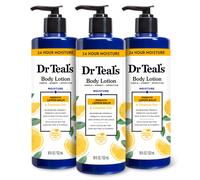 Dr Teal's Body Lotion Lemon Prebiotic Melissa e oli essenziali 18 oz (confezione da 3)