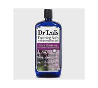 Dr Teal's Foaming Bath with Pure Epsom Salt, Black Elderberry with Vitamin D, 34 Oz