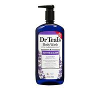Dr Teal's Pure Epsom, docciaschiuma ai sali lenitivi e rilassanti, con lavanda, 710 ml (etichetta in lingua italiana non garantita)