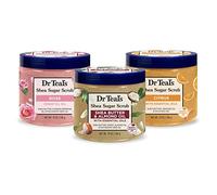 Dr Teal's Shea Sugar Scrub Trial Pack, Rose, Shea Butter, Citrus 19 oz (Pack of 3) (Packaging May Vary)