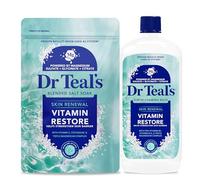 Dr Teal's Skin Renewal Vitamin Restore Salt & Foaming Bath Combo Pack