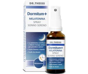 dr theiss dormitum + melatonina spray sonno sereno 30 ml