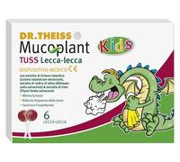 Dr. Thiess Mucoplant Kids Tuss - 6 Lecca Lecca Allevia Tosse Bambini 60 g - Chupa Chupa per Sollievo Mal di Gola e Tosse Secca (Estratto di Lichene Islandico, Altea e Timo) Alternativa allo Sciroppo