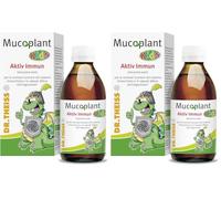 Dr. Theiss Mucoplant Kids Activ Immun Integratore Difese Immunitarie Bambini 200 ml Per il Normale Funzionamento del Sistema Immunitario con Vitamina C ed Estratti Vegetali di Sambuco