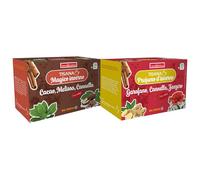 Dr. Theiss - Naturplus - Bundle Tisane Invernali “Magico Inverno” & “Profumo d’Inverno” - Con Cacao, Cannella, Chiodi di Garofano e Zenzero - 2 Confezioni da 20 Filtri