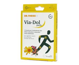 Dr Theiss - Via-dol Patch Cerotti per Dolori Articolari Confezione 5 Pezzi
