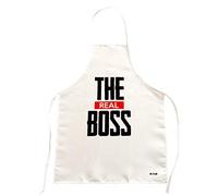 Dr. Troll Grembiule divertente da cucina per coppie. The Real Boss Taglia unica