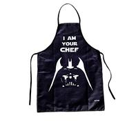 Dr. Troll Grembiule Fan Art Vader e Frase I Am Your Chef, colore: Bianco e Nero