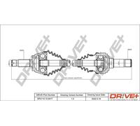 Dr Ve + Albero Motore Albero per Mercedes-Benz/Scatola Mixto 113 CDI