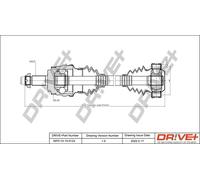 Dr Ve + Albero Motore di Trasmissione Adatto A per BMW 3er Touring 320d 320i