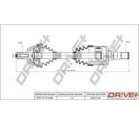 Dr Ve + Albero Motore di Trasmissione Adatto A per Ford Focus 1.6 TDCI 1.8