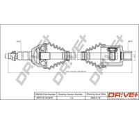 Dr Ve + Albero Motore di Trasmissione per Opel Zafira B A05 Astra H Caravan L35