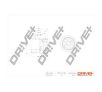 Dr Ve + DP1110.11.0144 Filtro Olio per Daewoo, Daihatsu, Hafei ,Innocenti,