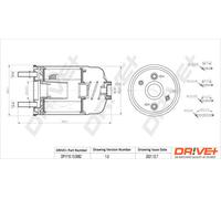 Dr Ve + Filtro Carburante Inserto per Renault Scénic III 1.5 DCI 1.9 Grand