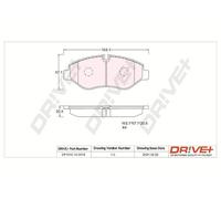 Dr Ve + Pastiglie Freno Kit a Disco Asse Anteriore per Iveco Quotidiano IV