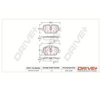Dr Ve + Pastiglie Freno Kit Assale Posteriore per BMW 1er E81 E87 3er E90 E92