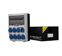Dr.Volt 6497 - Distributore di corrente da parete TD-S/FI, 8 prese di corrente da 230 V