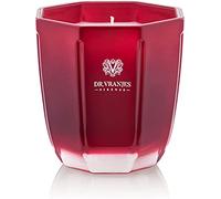 Dr. Vranjes - Candela profumata decorativa Tormalina - Rosso Nobile 200 g / 18 oz, Raffinato Vaso di Vetro Colorato Fatto a mano, Forma Ottagonale, Colore Rosso, Made in Italy
