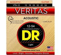 DR VTA-12 Veritas Light 012/054 Muta Corde per Chitarra Acustica Phosphor Bro...