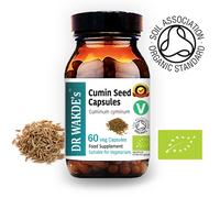 DR WAKDE'S Organic Cumin Seed Capsules, Organic | 60 Veg Caps | Ayurvedic Sup...