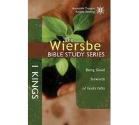 Dr Warren W Wiersbe 1 Kings (Tascabile) Wiersbe Bible Study