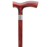 Dr. Watson - Bastone da Passeggio in Legno Fattto a Mano, Fritz (Mahogany)