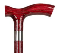 Dr. Watson - Bastone da passeggio in legno, realizzato a mano, con manico Fritz