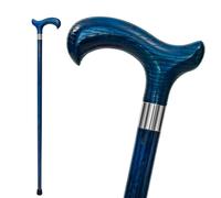 Dr. Watson - Bastone da passeggio realizzato a mano in legno con manico Derby