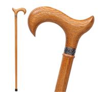 Dr. Watson - Bastone da passeggio realizzato a mano in legno con manico - Derby