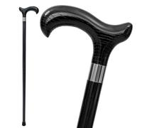 Dr. Watson - Bastone da passeggio realizzato a mano in legno con manico Derby