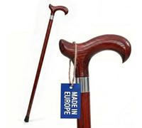 Dr. Watson Classic Derby - Bastone da passeggio in frassino fatto a mano (Mogano)