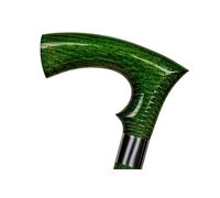 Dr. Watson Classic Duke Bastone da passeggio in frassino fatto a mano (Verde)