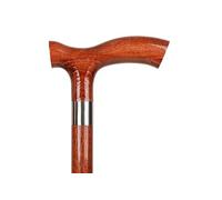 Dr. Watson Classic Fritz - Bastone da passeggio in frassino fatto a mano (Marrone)