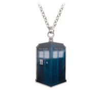 Dr.Who Foto Stampato Francobollo Taglio Tardis Collana