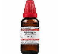 Dr Willmar Schwabe India Rododendro Chrysanthum Diluzione 30 Ch 30 ML Free Ship