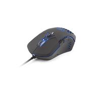 DR1TECH Guardian+ Mouse da Gaming con Filo in Tessuto Resistente - 7 Tasti fino a 3200 DPI - Design Leggero e Resistente - Mouse Ergonomico da Gioco per PC/PS4/XBOX