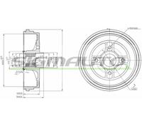 DR5665 Tamburo freno Sigmauto