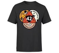 dr65QQCe 42 The Answer To Life The Universe And Everything Vintage Mens T-Shirt