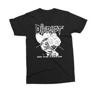 dr65QQCe Disrupt -'Rid The Cancer' - Shirt -Crust Grind Punk Destroy Code Unisex Tee