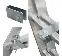 DRABEST - Adattatore per Scale Industriali 82x25 mm - Accessorio per Livellare Superfici Irregolari - Posizionamento Sicuro su Gradini e Scale