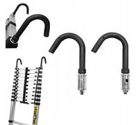 Drabest - Ganci per Scale da Tetto - Robusti Supporti in Acciaio e Alluminio - Compatibili con le Scale Drabest - Montaggio Facile e Veloce - 2 pezzi