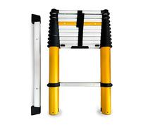 Drabest MAX Scala Telescopica Multiuso in Alluminio, Pieghevole e Allungabile, 11 Gradini, Portata 150 kg, Dimensioni 0,80 x 3,27 x 0,1 m