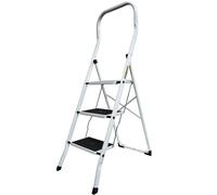 Drabest Premium Scaletta In Acciaio Per Casa E Ufficio - Portata Scala Domestica